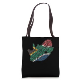 South Africa Flag Food Maps Africans Tote Bag