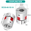 Shaft Coupling 10 mm to 14 mm Waves Flexible Coupler