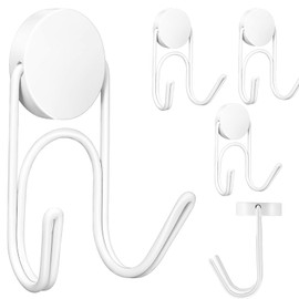 Buelkmag Magnetic Hook with Magnet, 304 Stainless Steel, Rustproof, Vertical Load Capacity: 39.7 lbs (18 kg), Horizontal Load Capacity: 6.6 lbs (3 kg), Corrosion Resistant, For Kitchens, Offices,