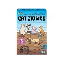 ThinkFun 76367 Cat Crimes Reflection Game and Logic, Multi-Coloured