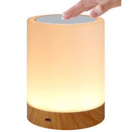 LEGZAR Touch lamp is a Portable Lighting Solution for Your Bedroom or Living Room, with dimmable Warm White and Color-Changing RGB Light. Ideal as a Night Light or Bedside lamp.