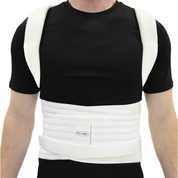Ita-med Complete Posture Corrector Back Support Brace for Men