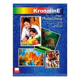 Papel Fotográfico Brillante 25 Pack 4x6 Kronaline Ph349 Foto Blanco                                                                                   
