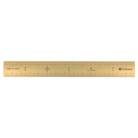 Cohana 45-047 Ruler, Bronze, 15 cm Long