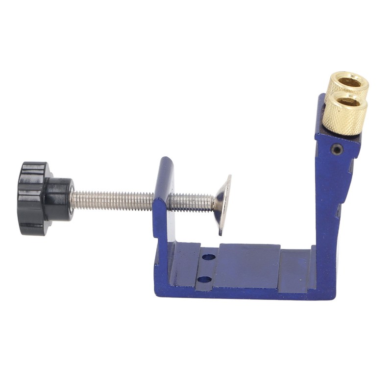 Pocket Hole Jig Kit Dowel System Set Woodwork Guides Joint