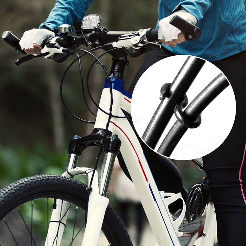 Gemtte Bicycle Brake Cable Set, 2 Sets Bowden Cable Universal