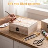 8 Pcs Unfinished Wooden Boxes, 6 x 4 x 2