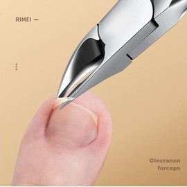 Podiatrist Toenail Clippers, Professional Pedicure Clippers for Thick and ingrown toenails, Perfect for Men and Seniors.