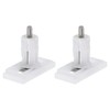sourcing map 2Pcs Toilet Seat Cover Hinge, 45mm Blind Hole