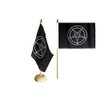 Flaggenfritze Baphomet Church of Satan Table Flag + Free Sticker
