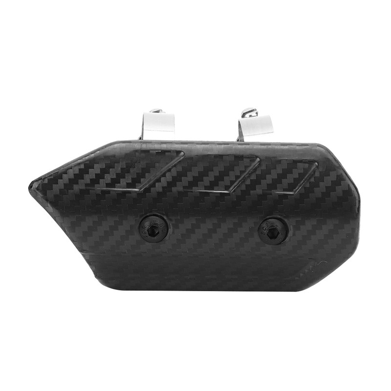Dry Carbon Fiber Exhaust MidPipe Universal Heat Shield Kit Cover