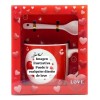 K&H Taza + Cuchara De San Valentín Osito Love Regalo