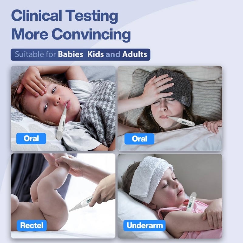 Boncare 10 Seconds Digital Thermometer for Adults and Kids -