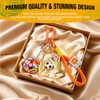 Soccer Fan Keychain Set - 4PCS Global Ball Ornaments