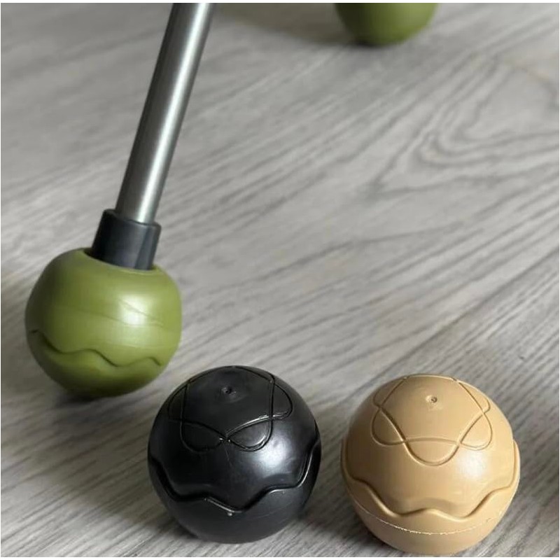 NDS Camping Chair Stabilizing Rubber Ball Feet, 55mm, Green, Durable,