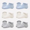 bistyle Baby Grip Ankle Socks 6 Pairs | Newborn Infant