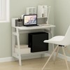 Furinno Simplistic A Frame Computer Desk, Regular, White