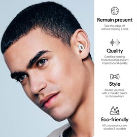 Quiet Noise Reduction Earplugs – Super Soft, Reusable Hearing Protection of Earplugs for Sleeping, Concerts, Work, Flights,swim, 8 Ear Tips in XS, S, M, L (Green, 4 sizes)