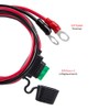 YCIND Battery Alligator Clips Clamp Clip-on to Ring 3/8" Ring