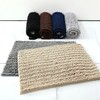 OLANLY Luxury Chenille Bath Mat, Extra Soft Thick Absorbent Shaggy