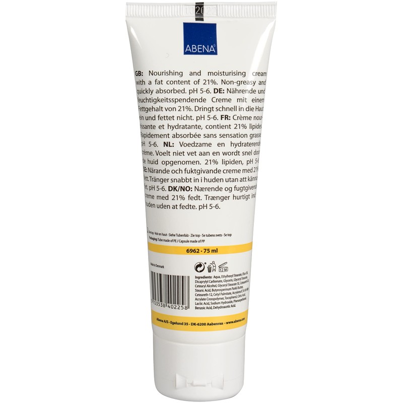 Abena Skincare Hand Cream Unscented 75 ml