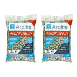 Arqlite Smart Gravel 1 Gallon Eco Friendly for Drainage, Hydroponics, Plant Drainage, Plant Gravel, Planter, or Gardening (Pack of 2)