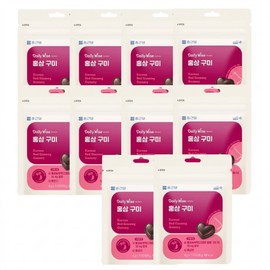 Chong Kun Dang Daily Wise Red Ginseng Gummies, 7 days’ worth, 10 pieces, 7 servings / 종근당 데일리와이즈 홍삼 구미 7일분, 10개, 7회분
