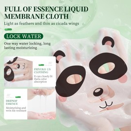 Face Mask Set, Animal Pattern Cloth Masks Face, Face Mask Women, Masks Beauty for Teenagers and Women, Oil Regulating Moisturising and Nourishing, Skin Care Women, Pack of 7