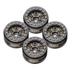 INJORA 1.0 RC Beadlock Rims Deep Plate Negative Offset 3.15