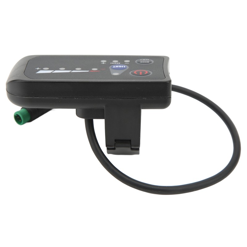 Electric Bike Power Display Meter Waterproof 5 Pin Interface ABS