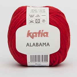 Katia Alabama Medium Cotton Yarn - Red (32)