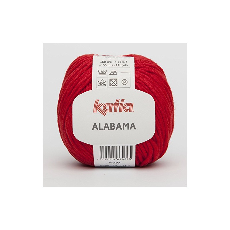 Katia Alabama Medium Cotton Yarn - Red (32)