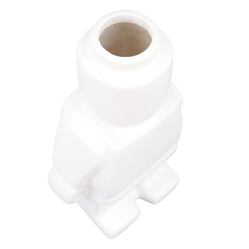 Little Robot Flower Vase Entryway Ornament Resin Flower Vase Decoration