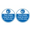 Tek Automotive Face Masks Must Be Worn Sticker – Twin