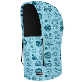 BLACKSTRAP Camber Hood Therma Dual Layer Adjustable Balaclava Ski Mask, Over or Under Helmet Compatible, Adult Unisex, One Size Fits All, [Hannah Eddy-Respect Teal]