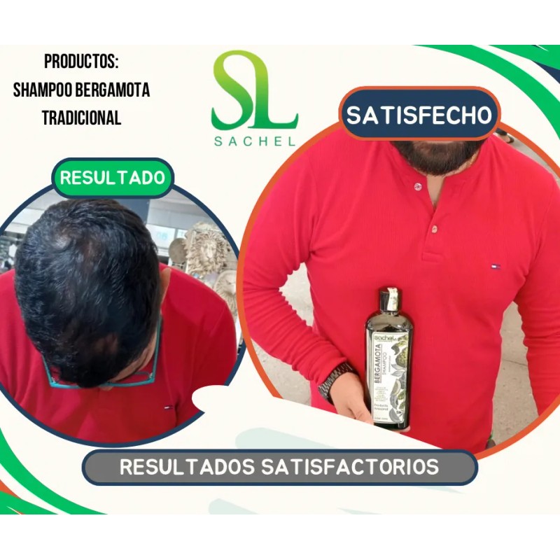 Shampoo Bergamota + Shampoo Romero + Bergamota Aceite 15ml