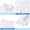 Booulfi Baby Boy's 5 Pcs Set Christening Baptism Outfits 3-6
