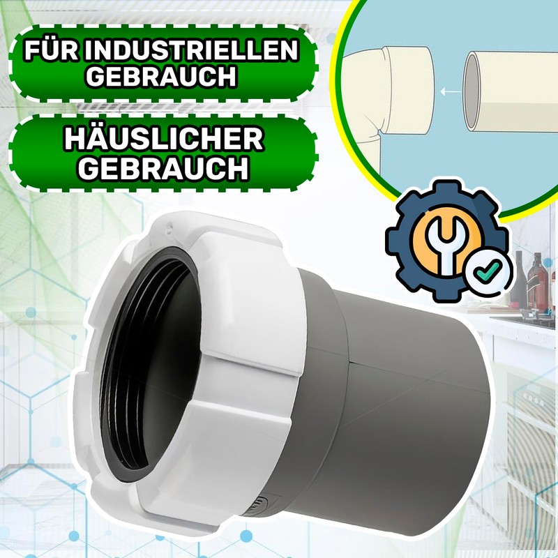 Sleeve for Washing Machine Drain Adapter Thread 1 1/2 Inch