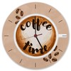speecheese Coffee Time Coffee Wall Clock with Coffee Cup Decoration