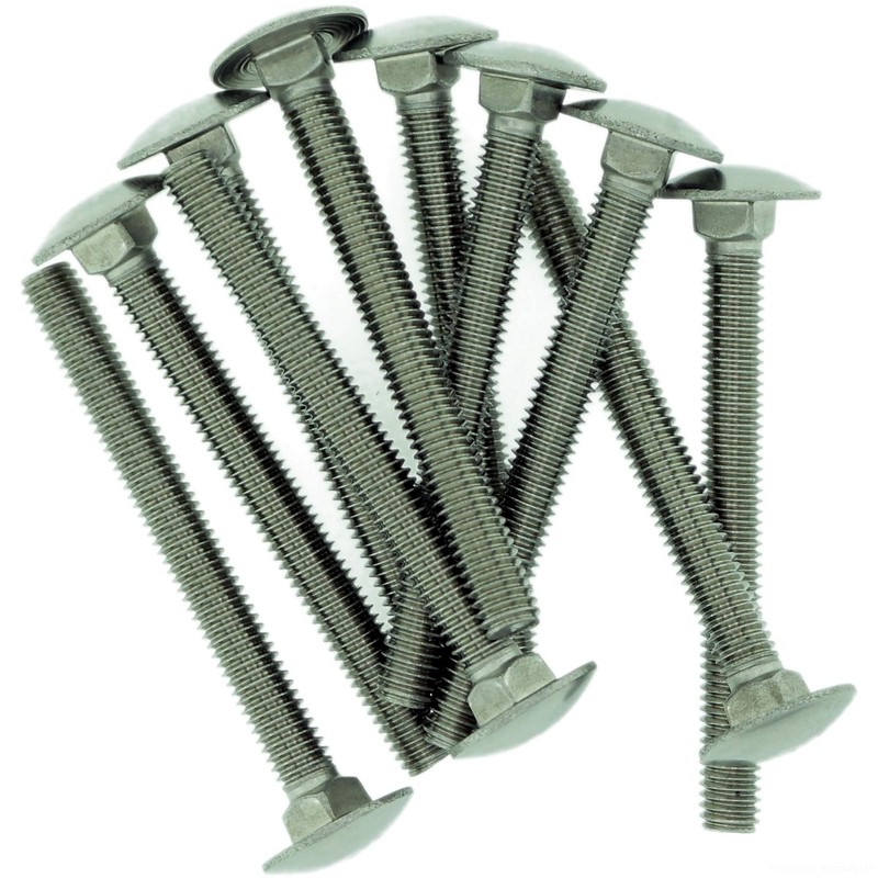 M8 (8mm x 45mm) Cup Square Carriage Bolt (Fully Threaded)