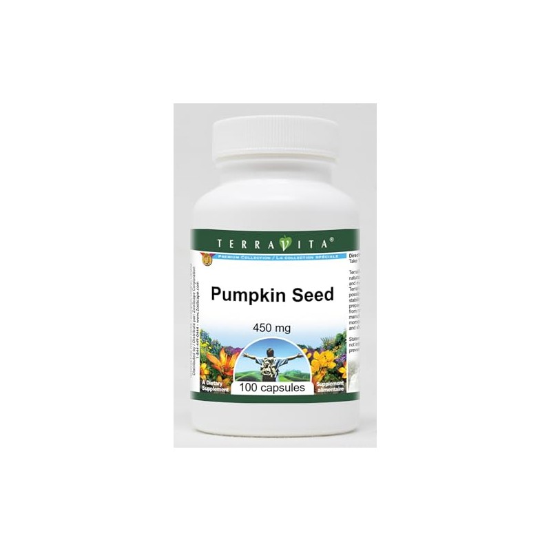 Pumpkin Seed - 450 mg (100 Capsules, ZIN: 510831)