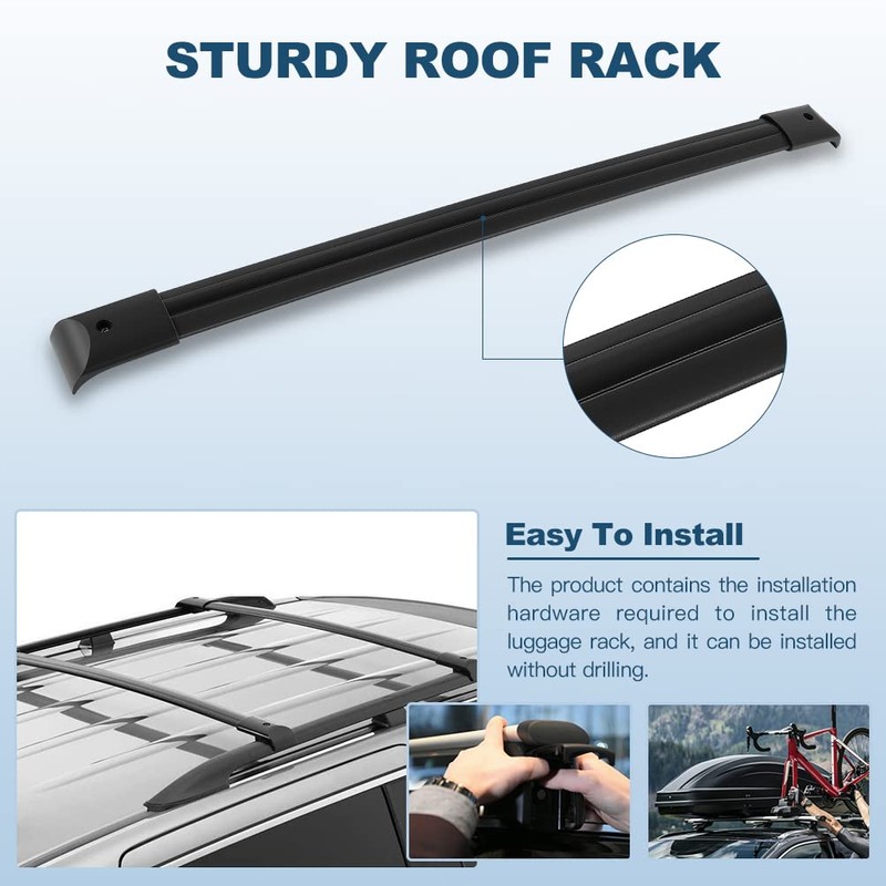 ECCPP Roof Rack Crossbars fit for Honda Pilot 2003-2008 Rooftop