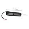 ABOOFAN Blue LED Forklift Safety Light Bar Non Glare Straight