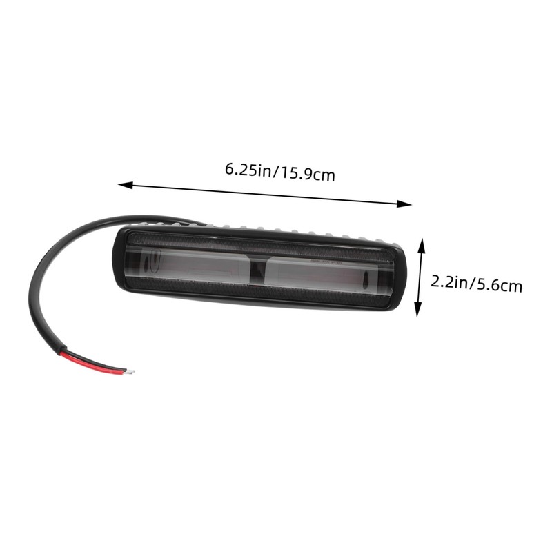 ABOOFAN Blue LED Forklift Safety Light Bar Non Glare Straight