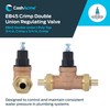 Cash Acme EB45 Pressure Regulating Valve, Double Union, 3/4 Inch