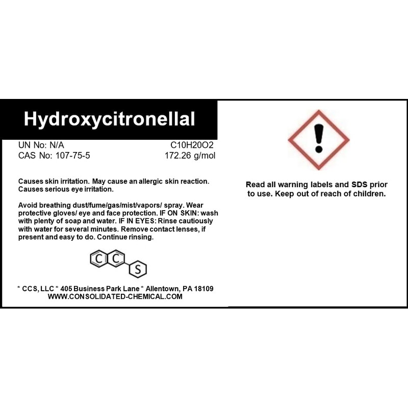 Hydroxycitronellal | High Purity Aroma Compound - 30ml (1 Fl