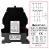 Heschen AC Contactor CJX1-22/22 24V Coil 50/60Hz 9.5KW 3 Pole