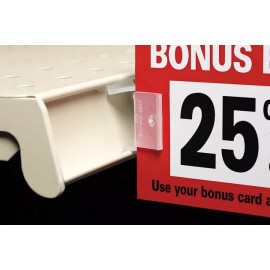 Unbranded/Generic Aisle Invader-Flag Gondola Shelf Price Channel Display Sign Holders - Lot of 50