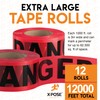 Xpose Safety 12pk Danger Tape Roll - 12 Rolls -