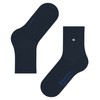 Burlington Women's Fleet Street W So Cotton Plain Socks, Blue